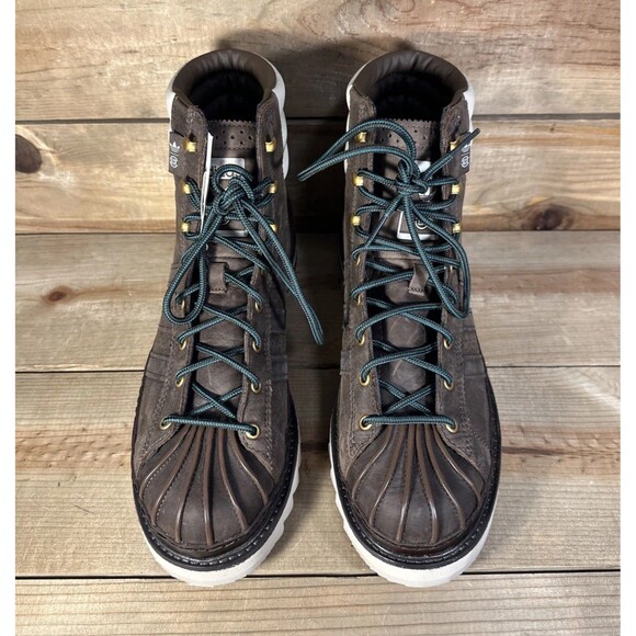 NEW Mens Size 8.5 CLOT x adidas Pro Model “Dark Brown Wonder Beige” Shoes JQ1263 main image 5